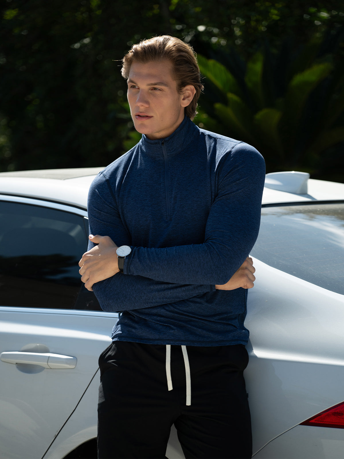 Softest Performance Tech Half Zip With Side Pocket