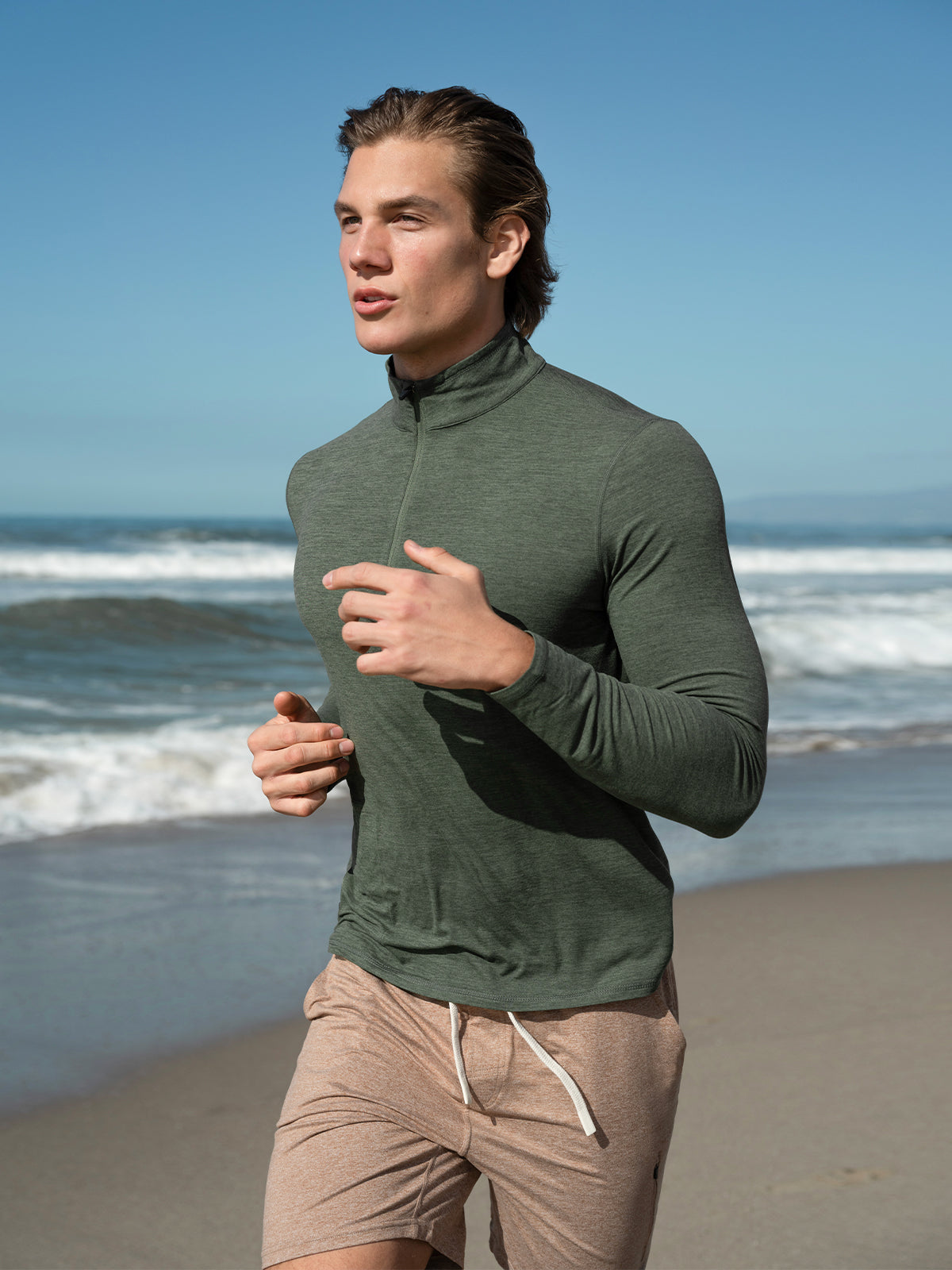 Softest Performance Tech Half Zip With Side Pocket