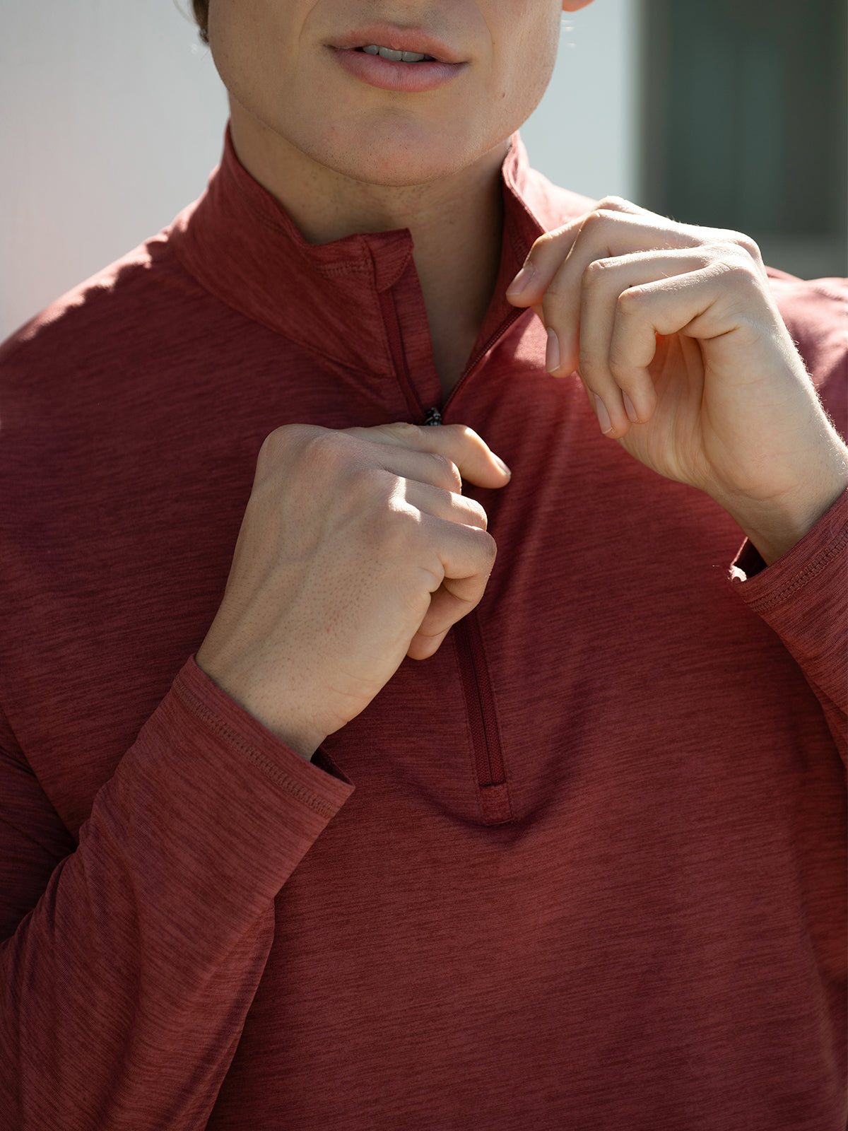 Softest Performance Tech Half Zip With Side Pocket