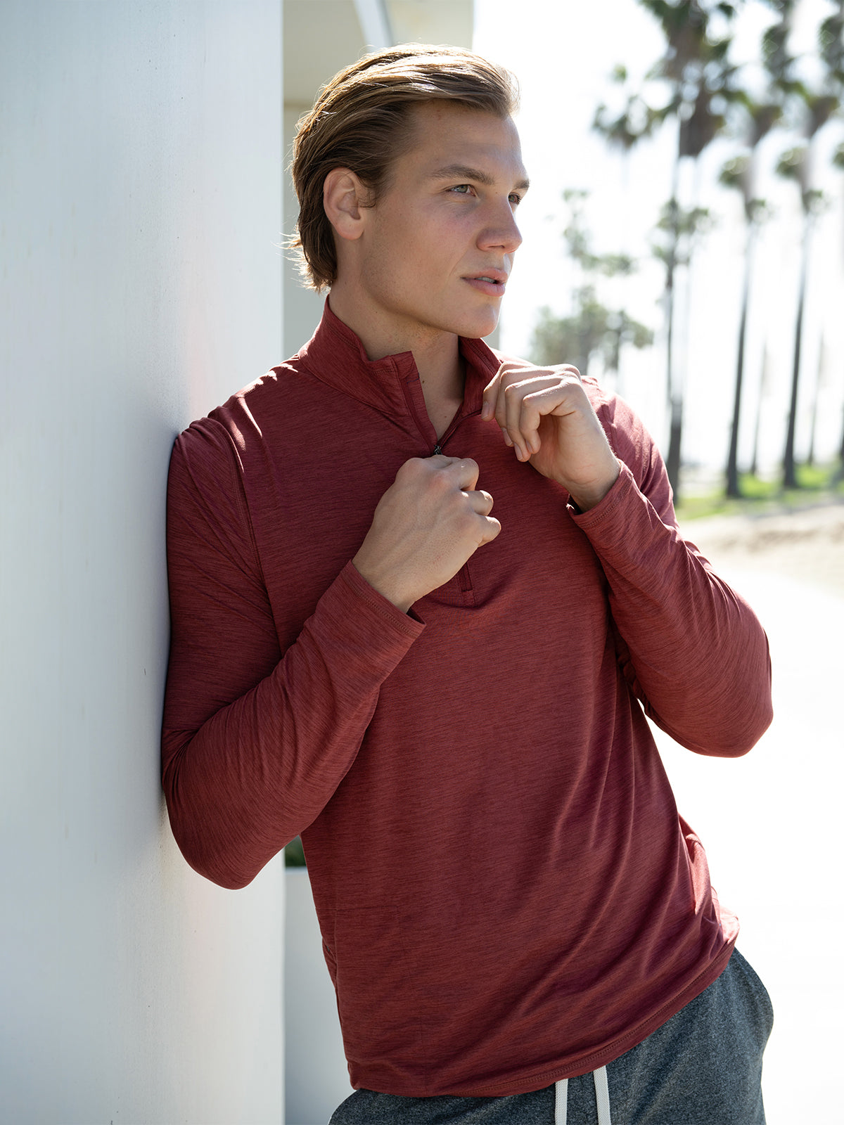 Softest Performance Half Zip With Side Pocket