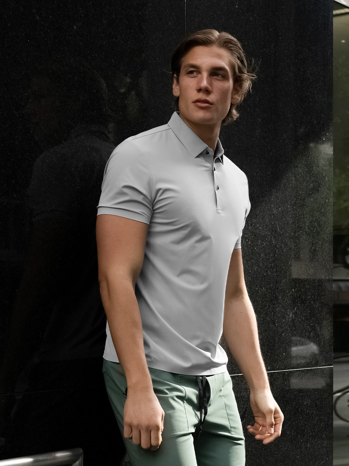 Stay Cool Performance Seamless Stretch Polo