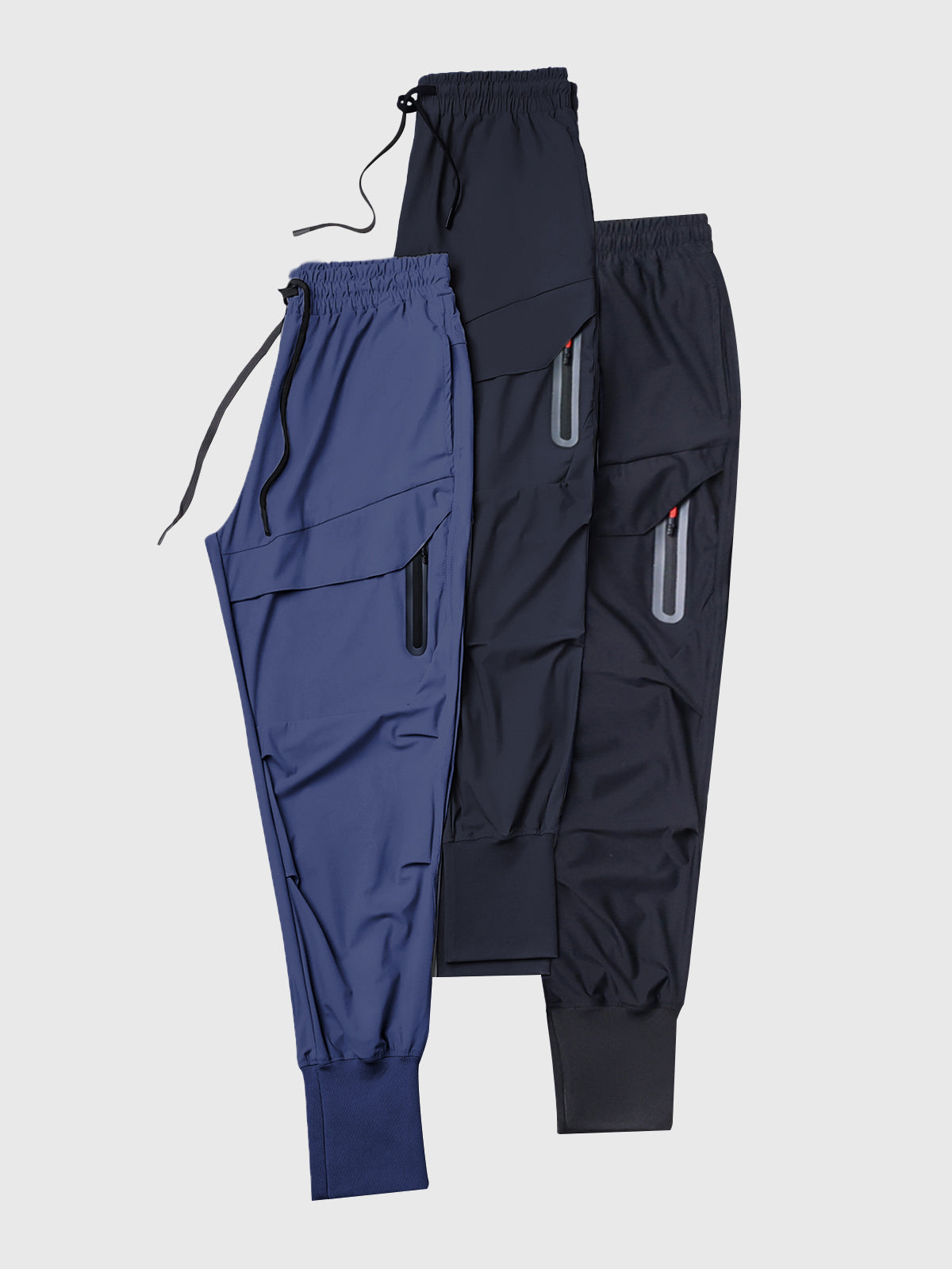 3 Pack Stay Cool High Rib Cargo Jogger Athletic Pants