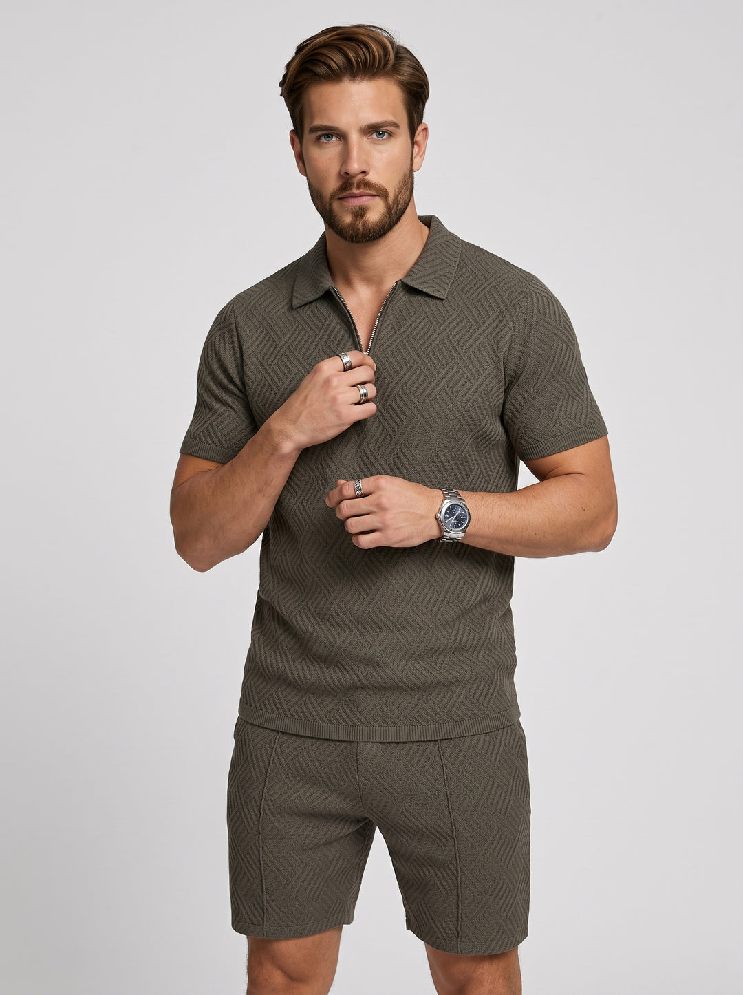 The Leisure Green Polo Set