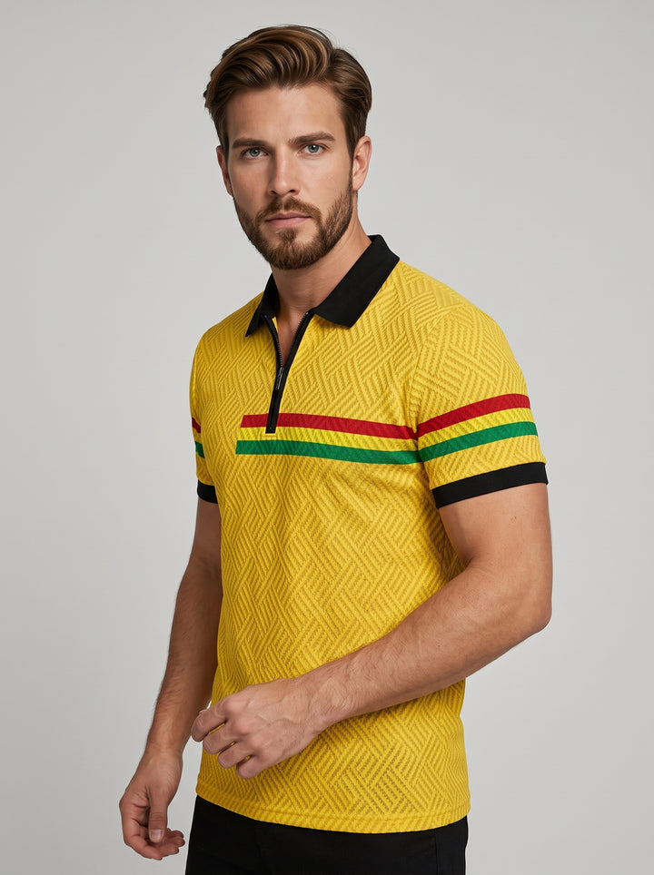 The Rasta Polo Set