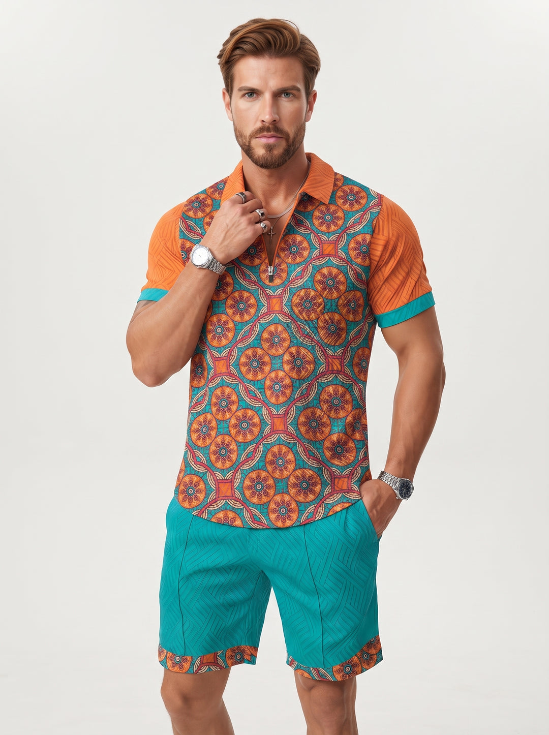 The Azure Polo Set