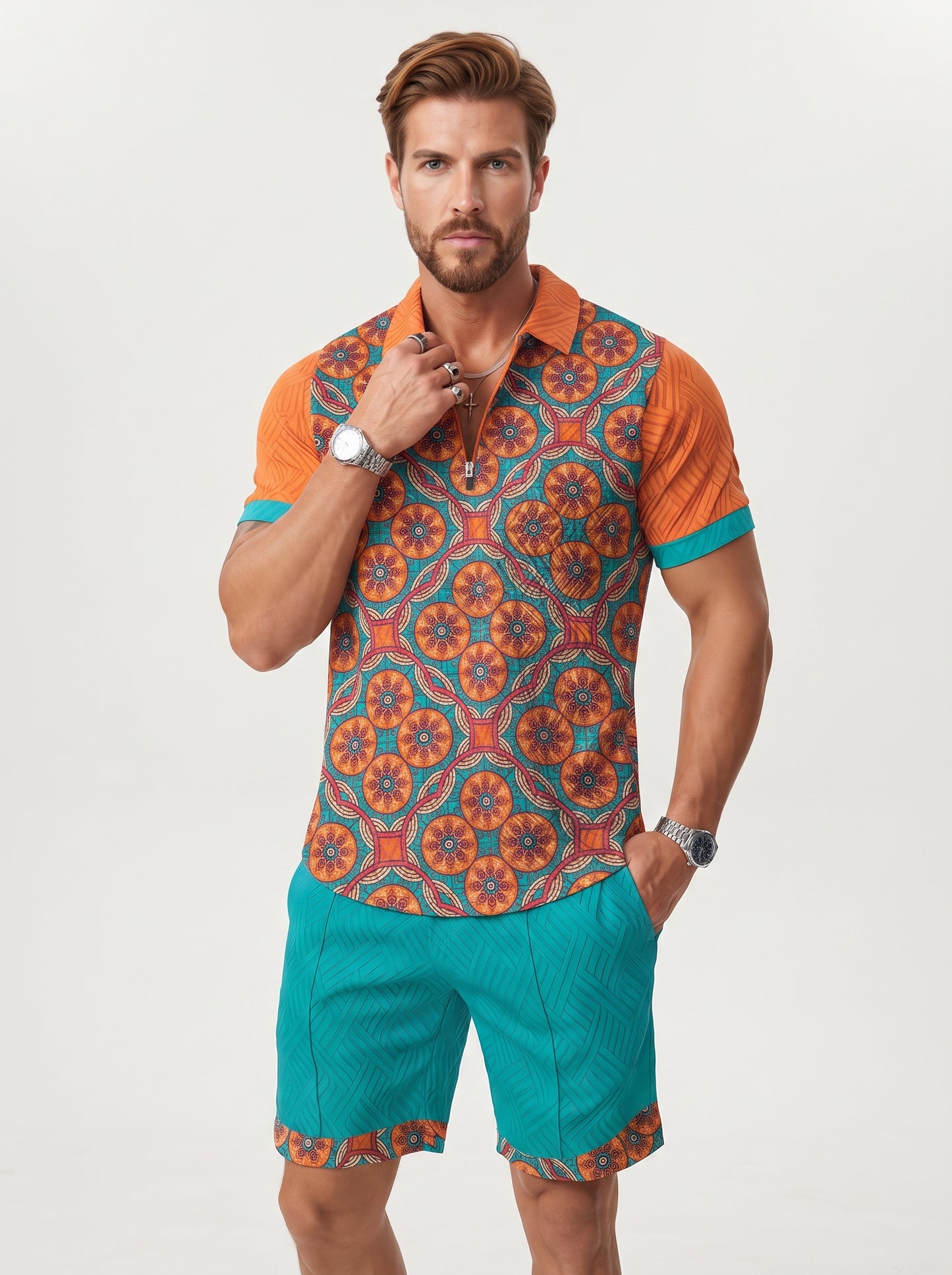 The Azure Polo Set