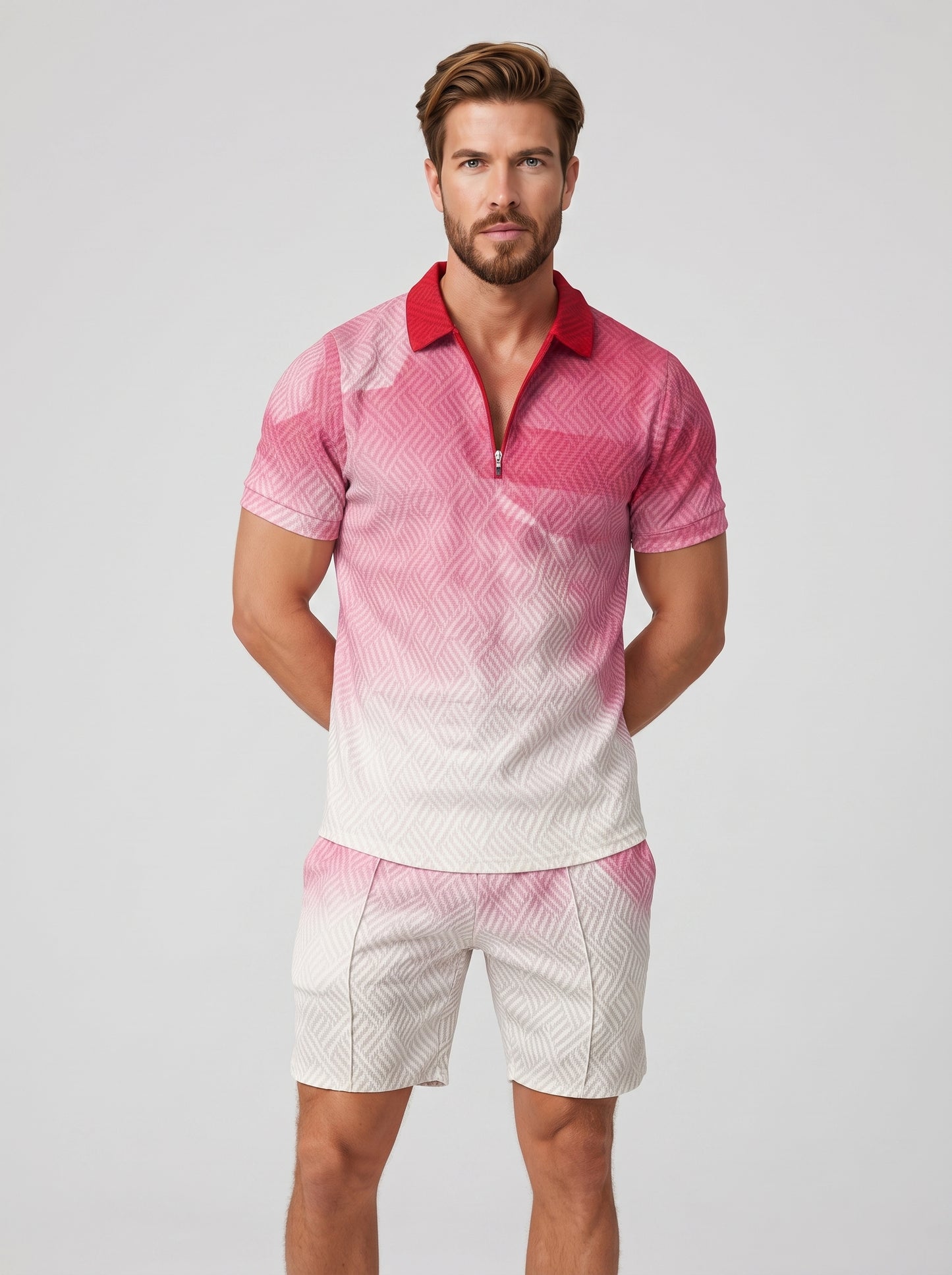 The Solstice Pink Polo Set