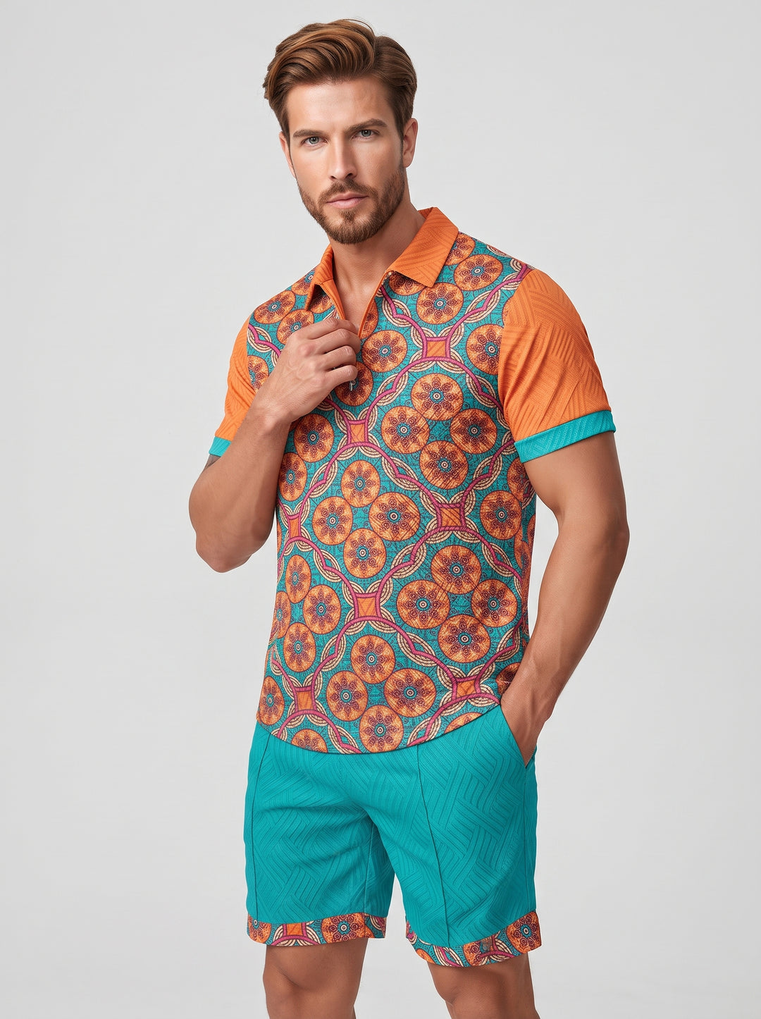 The Azure Polo Set