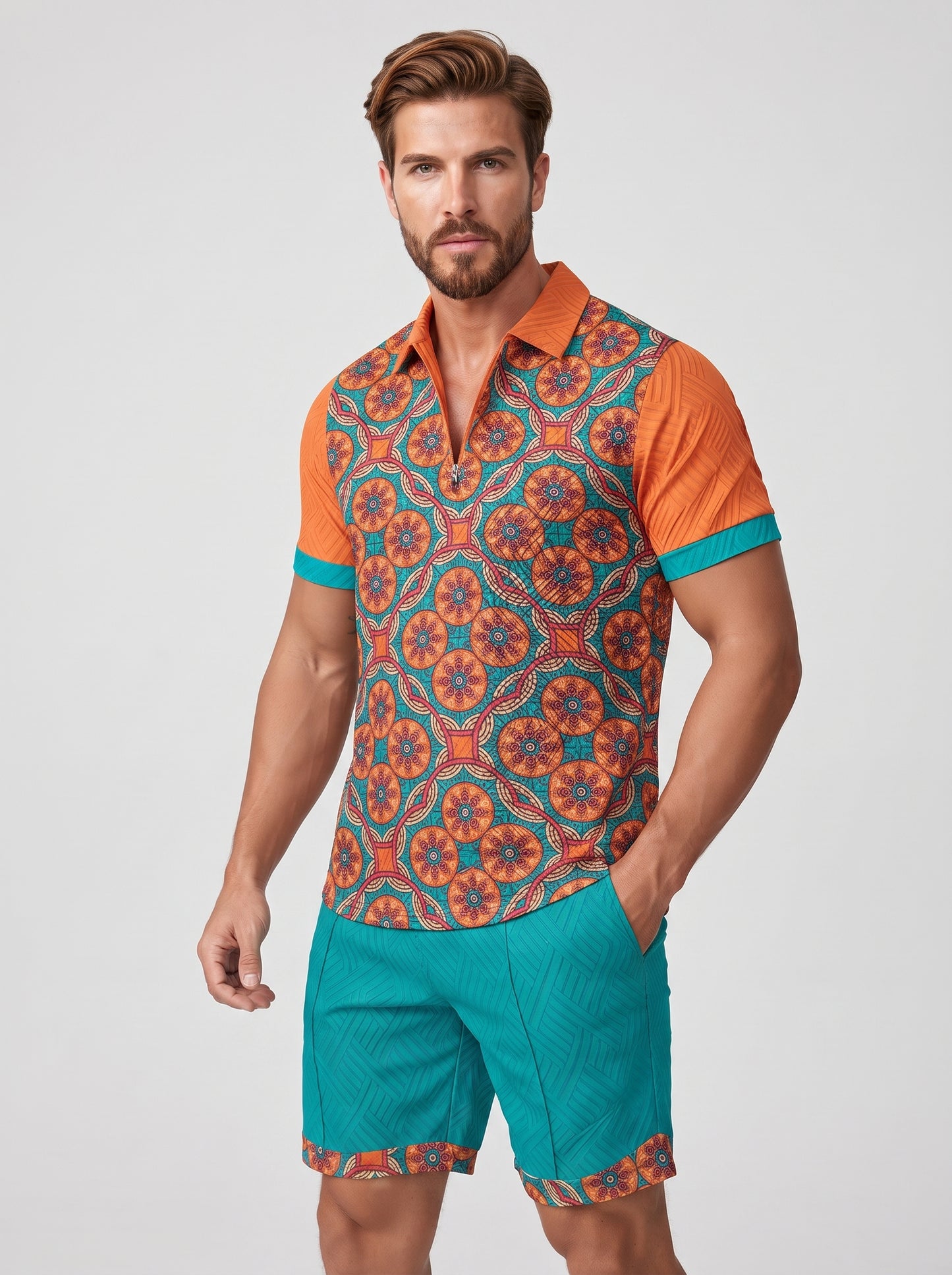 The Azure Polo Set