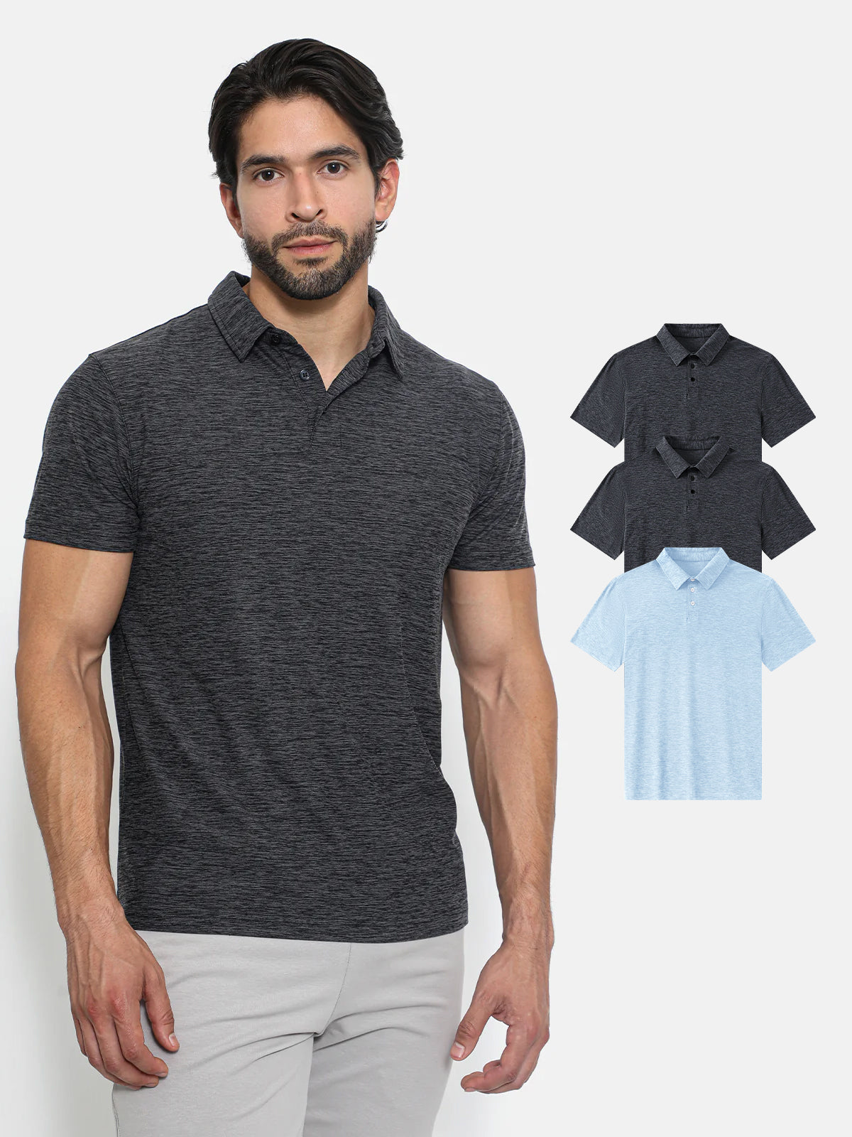 3-Pack Softest Performance Active Polo