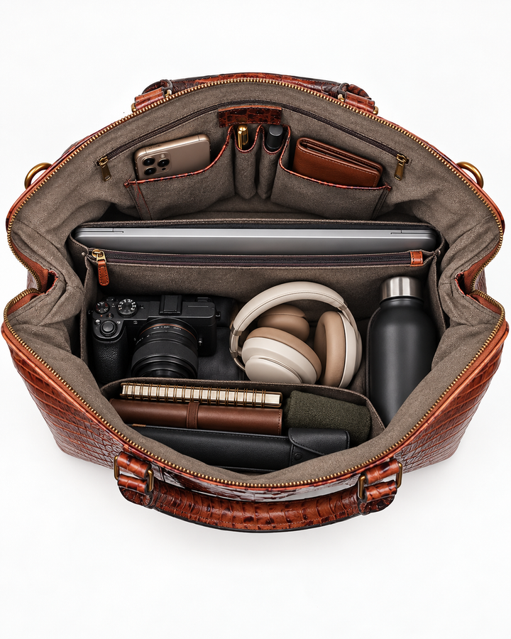 The Belgrade 46 — Crocodile Travel Bag