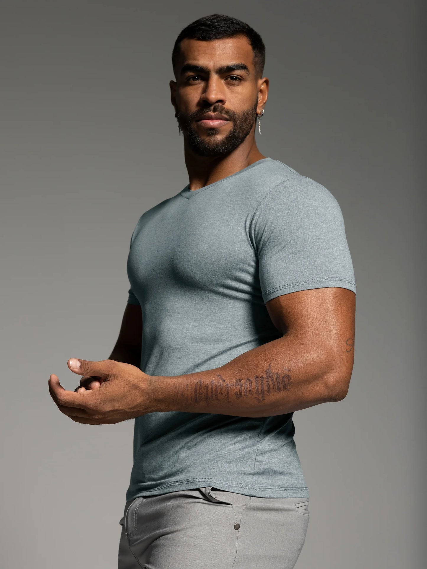 Men's Softest Performance Stretch V-neck Tee