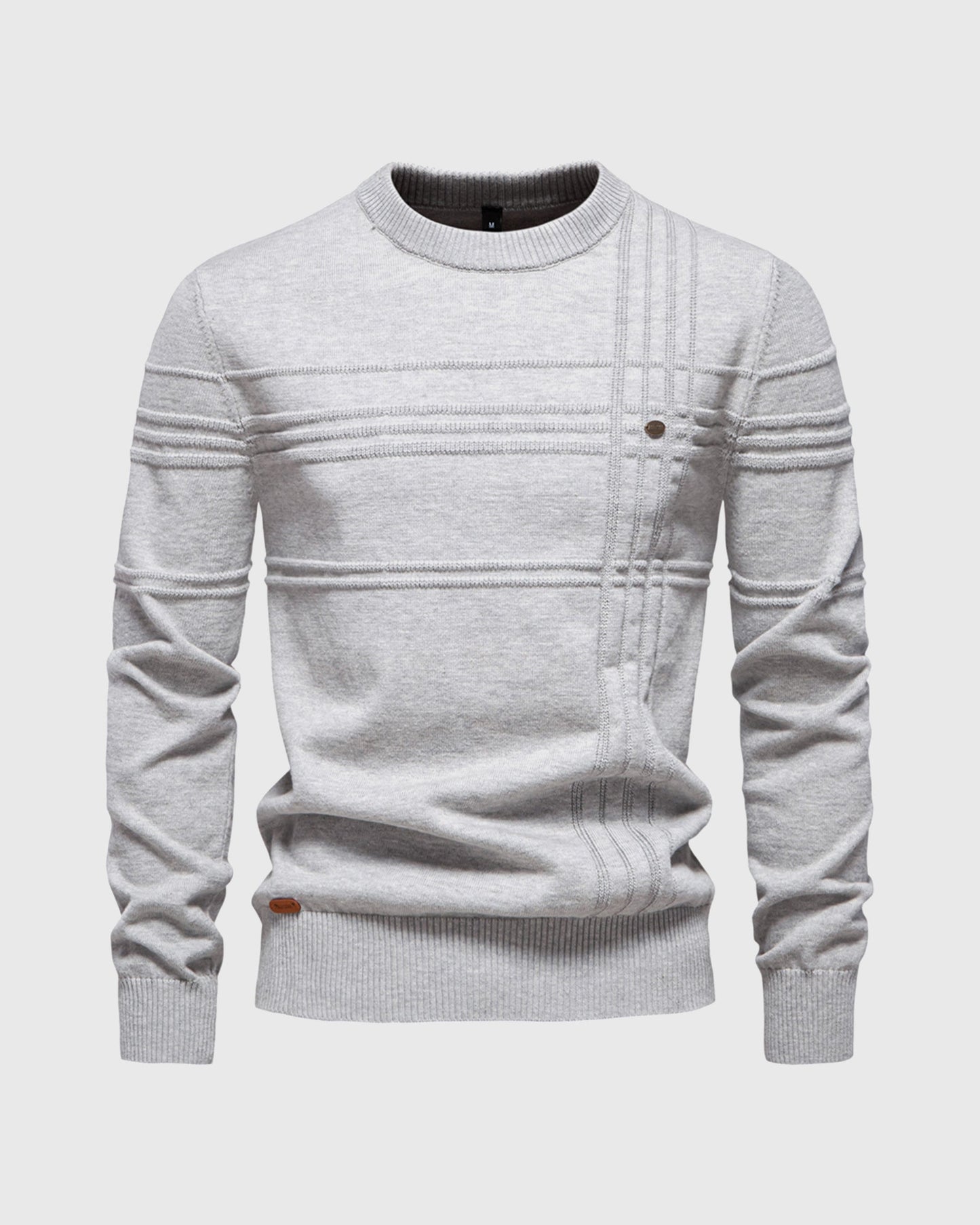 Crosshatch Crew Neck Sweater