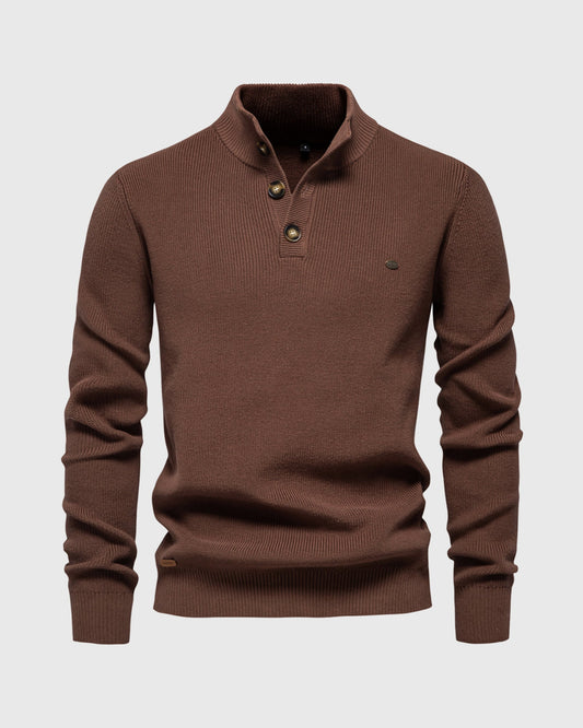 Premium Stand-Collar Sweater