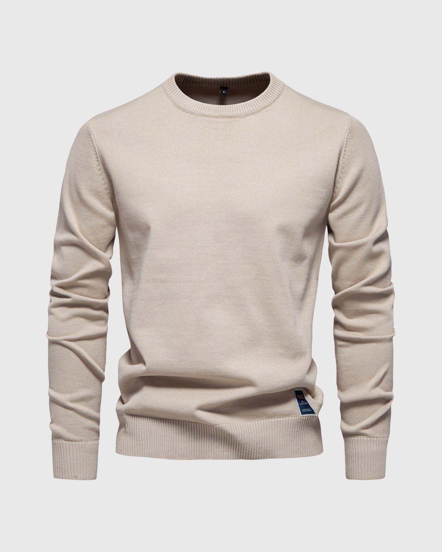 Ribbed Crew Neck Sweater New