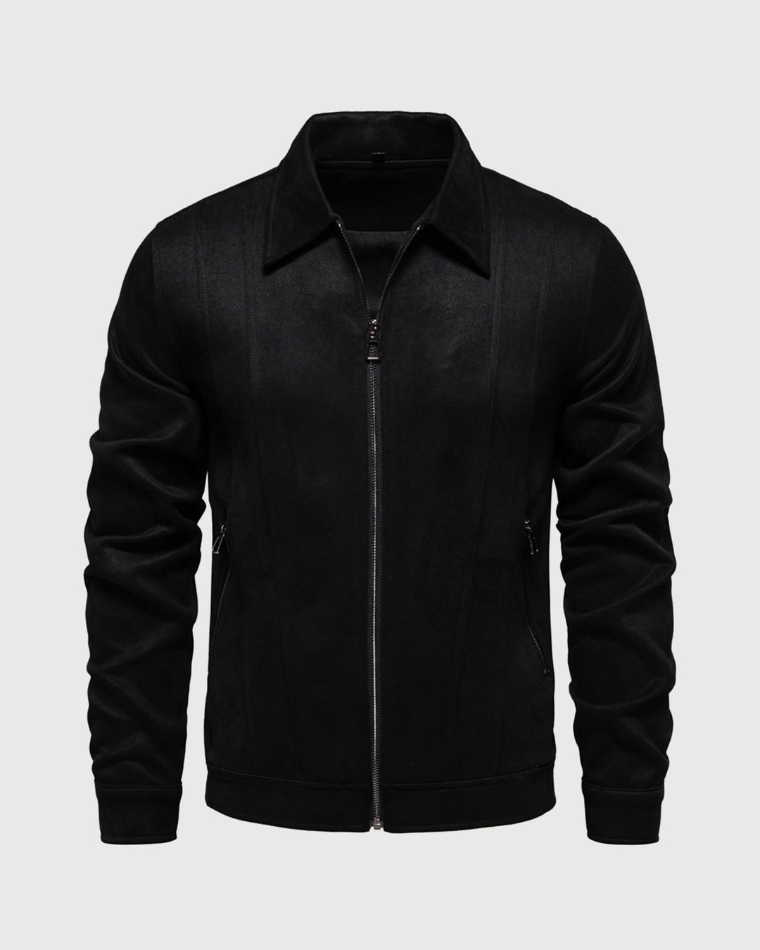 Timeless Suede Bomber Jacket - DUVAL