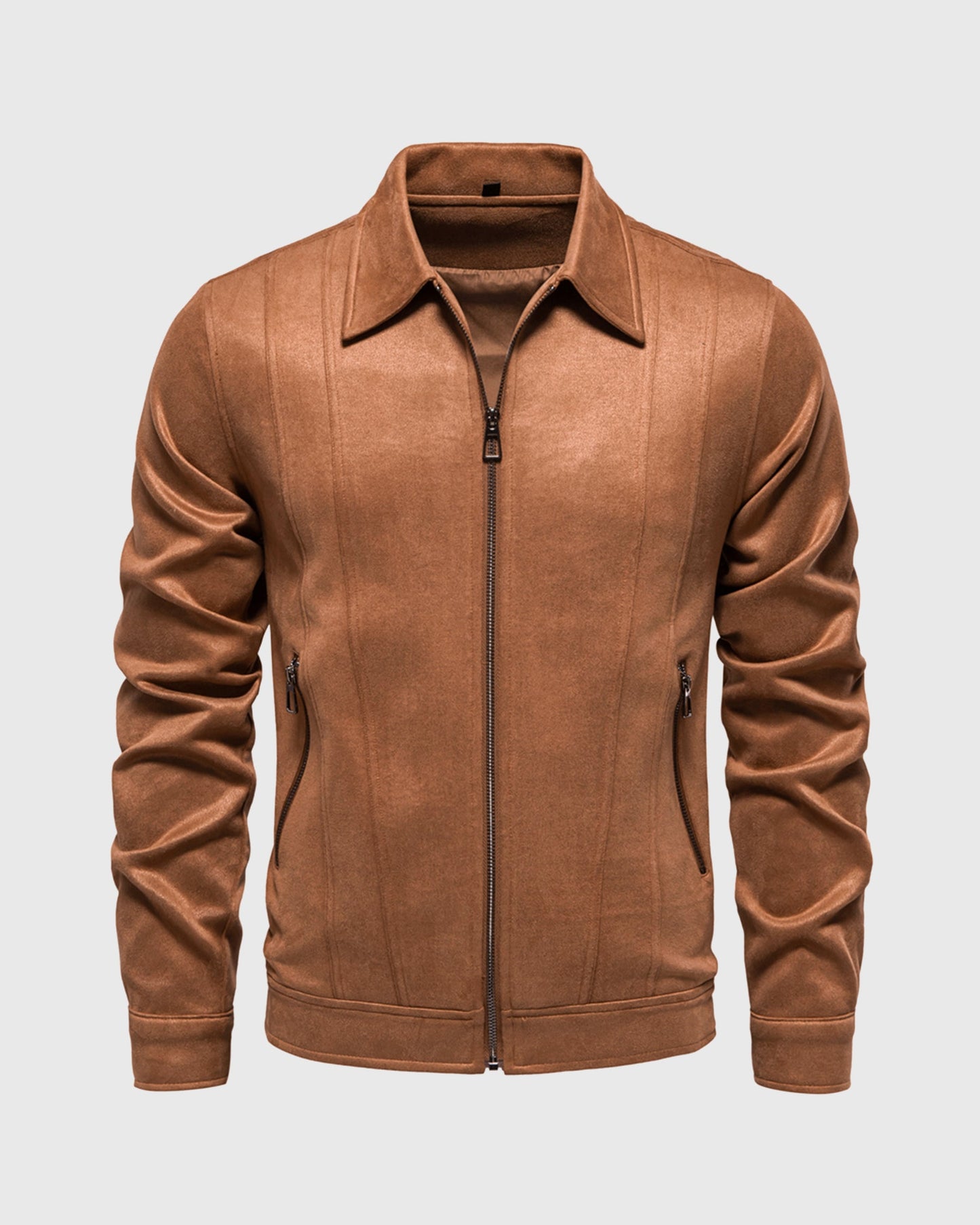 Timeless Suede Bomber Jacket