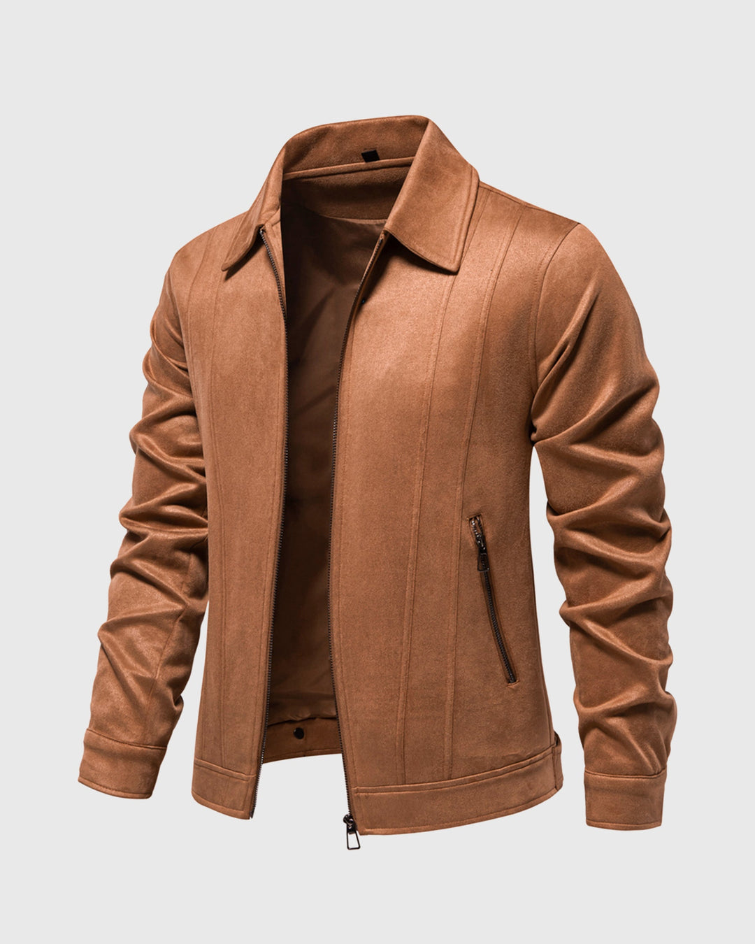 Timeless Suede Bomber Jacket - DUVAL