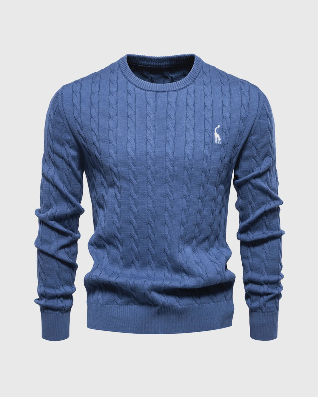 Giraffe Cable Knit Sweater - DUVAL