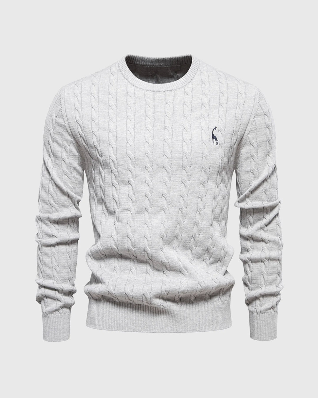 Giraffe Cable Knit Sweater - DUVAL