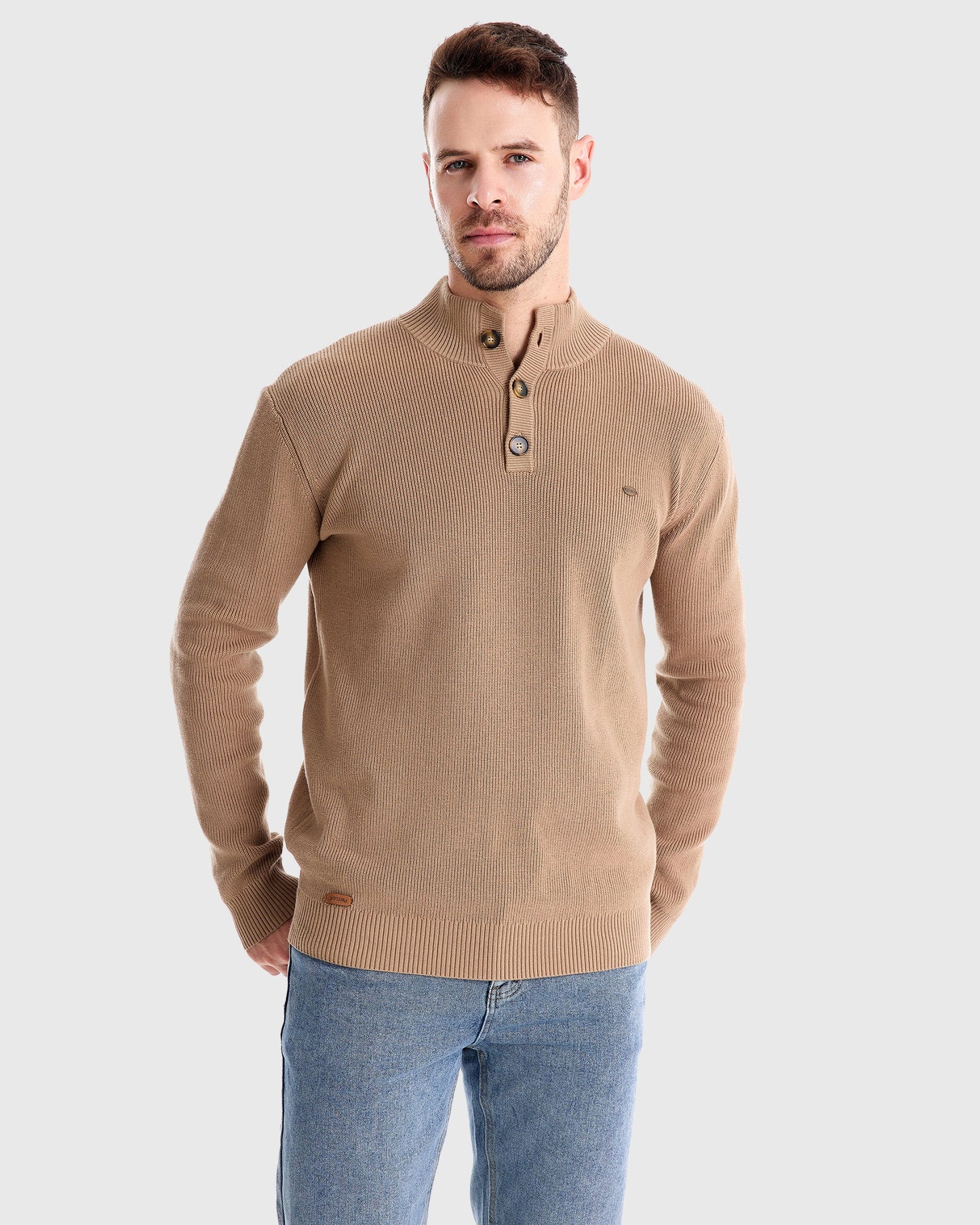 Premium Stand-Collar Sweater