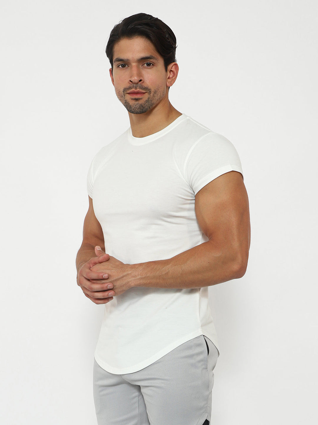 All Day Elite Cap Sleeve Muscle Fit Tee - DUVAL