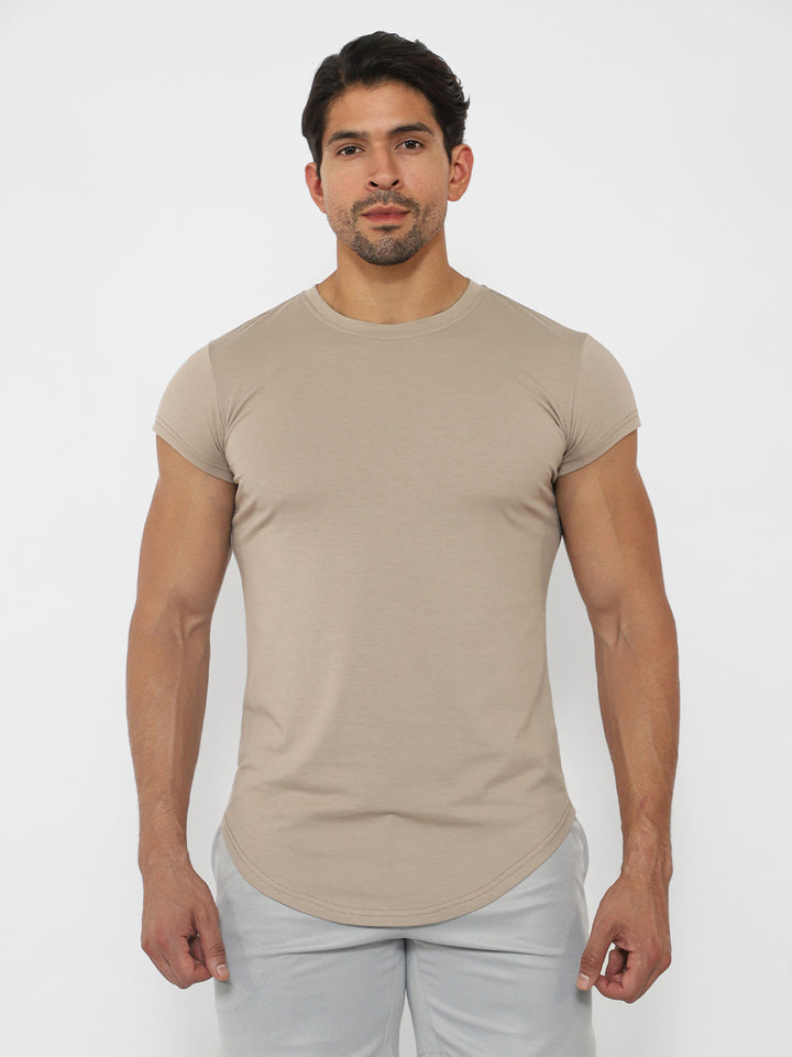 All Day Elite Cap Sleeve Muscle Fit Tee - DUVAL
