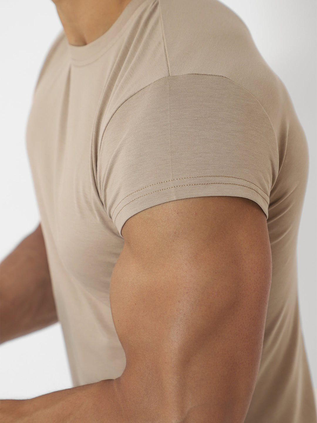 All Day Elite Cap Sleeve Muscle Fit Tee - DUVAL