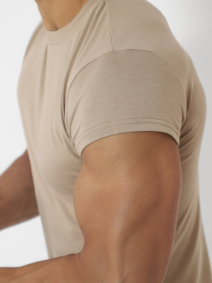 All Day Elite Cap Sleeve Muscle Fit Tee - DUVAL