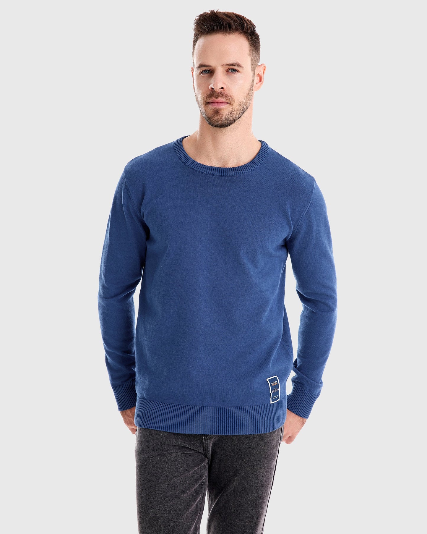 Ribbed Crew Neck Sweater New