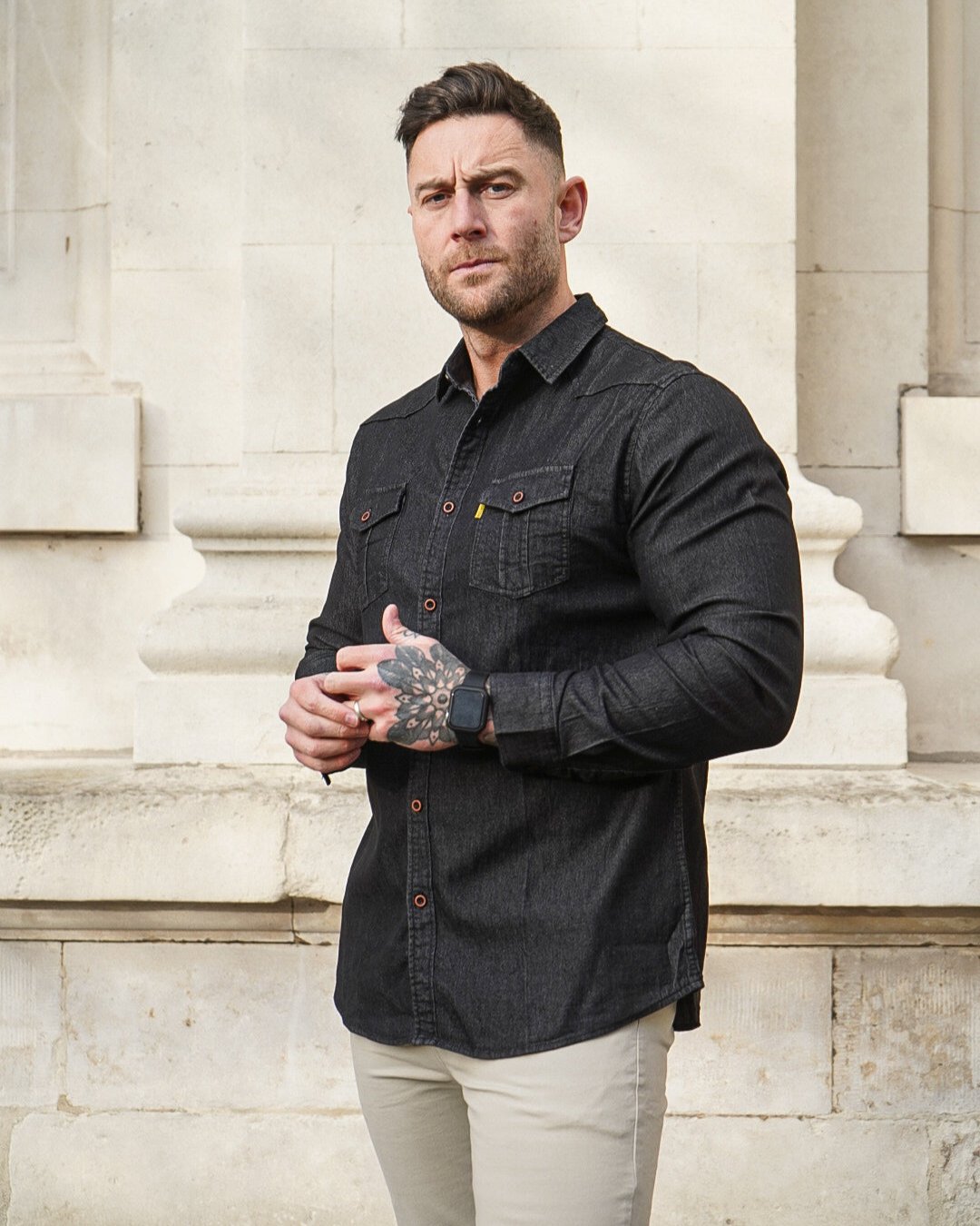 Long Sleeve Denim Shirt - DUVAL