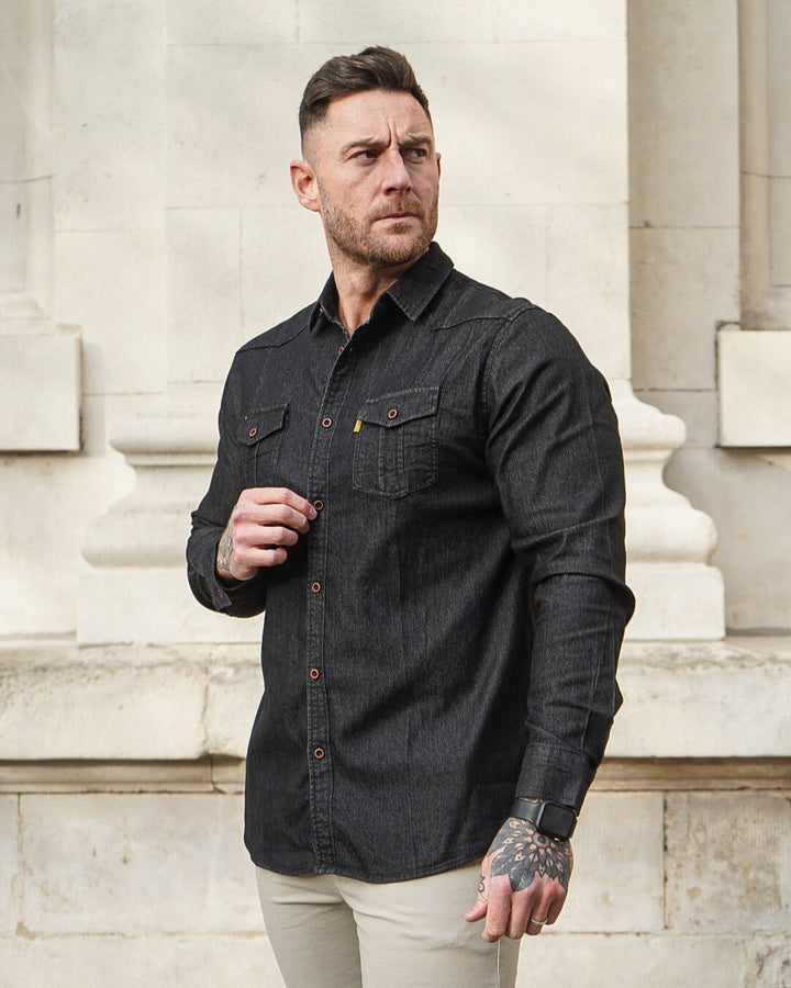 Long Sleeve Denim Shirt New - DUVAL