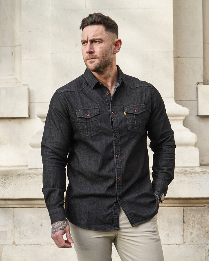 Long Sleeve Denim Shirt New - DUVAL