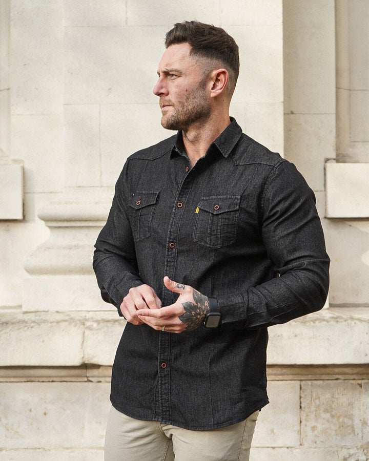 Long Sleeve Denim Shirt New - DUVAL