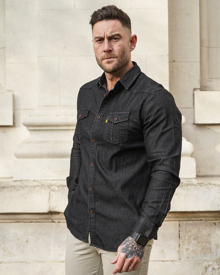 Long Sleeve Denim Shirt New - DUVAL