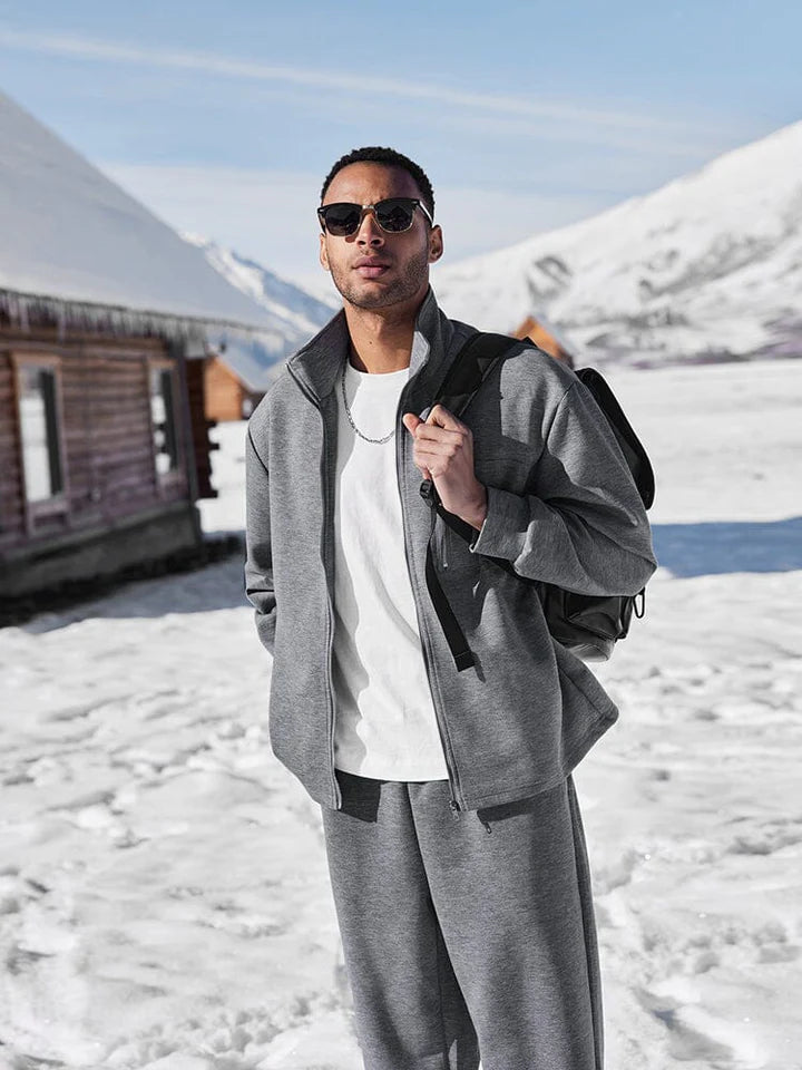 Athleisure Regular Fit Jacket Set