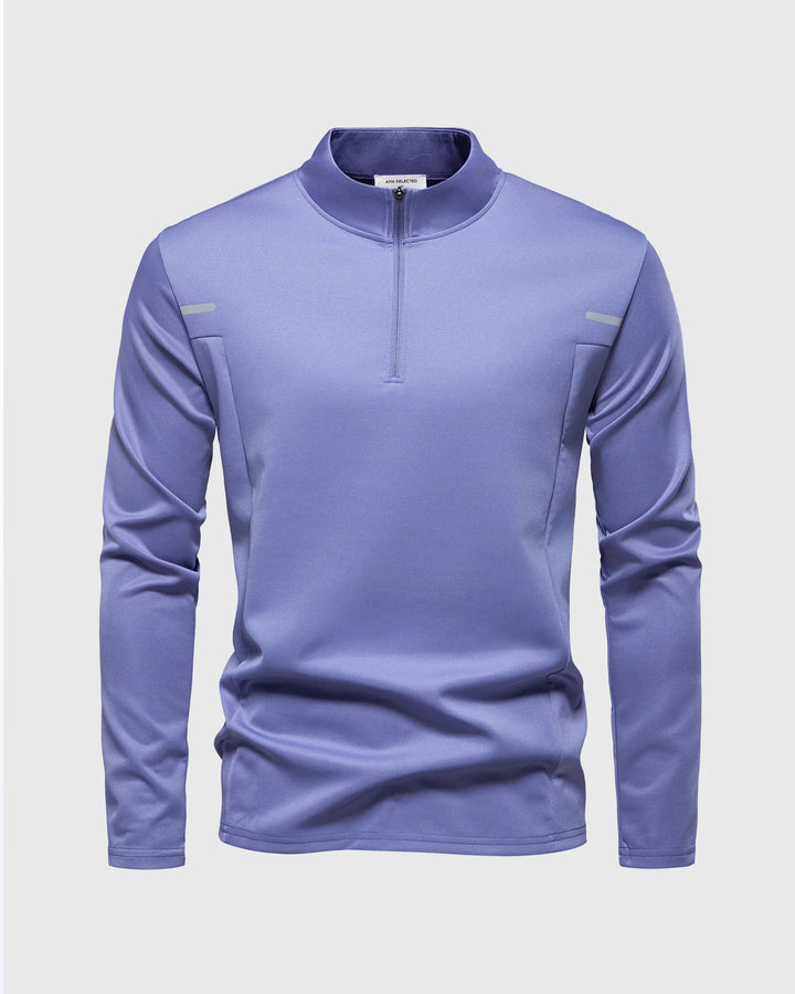 Reflective Performance Quarter-Zip Long Sleeve - DUVAL