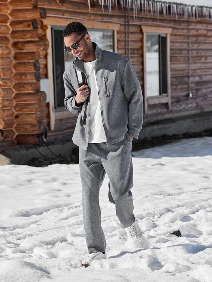 Athleisure Regular Fit Jacket Set - DUVAL