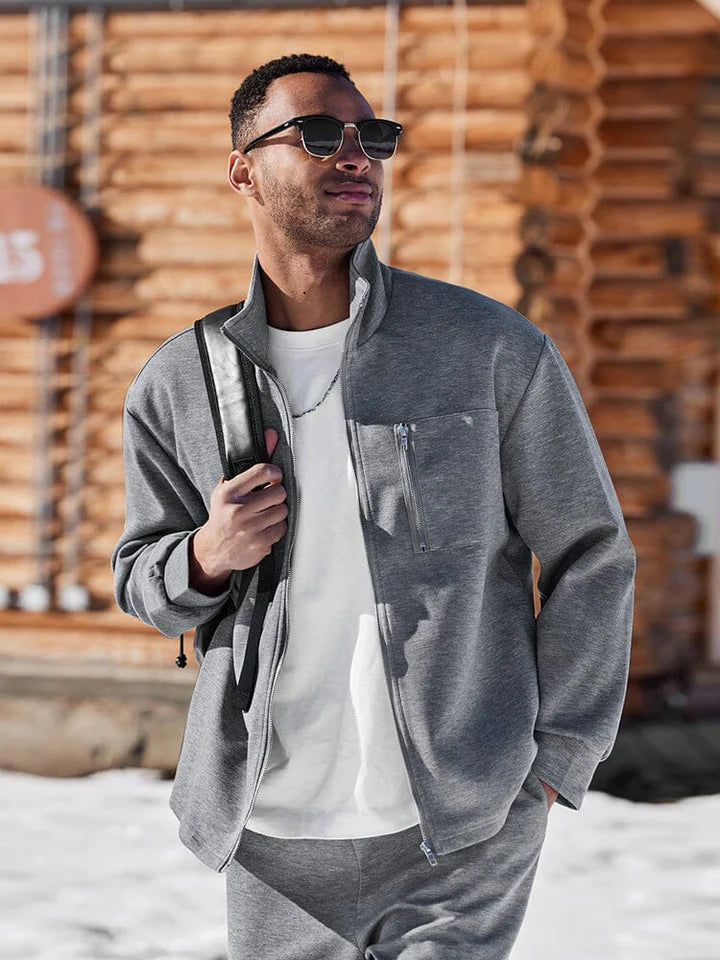 Athleisure Regular Fit Jacket Set - DUVAL