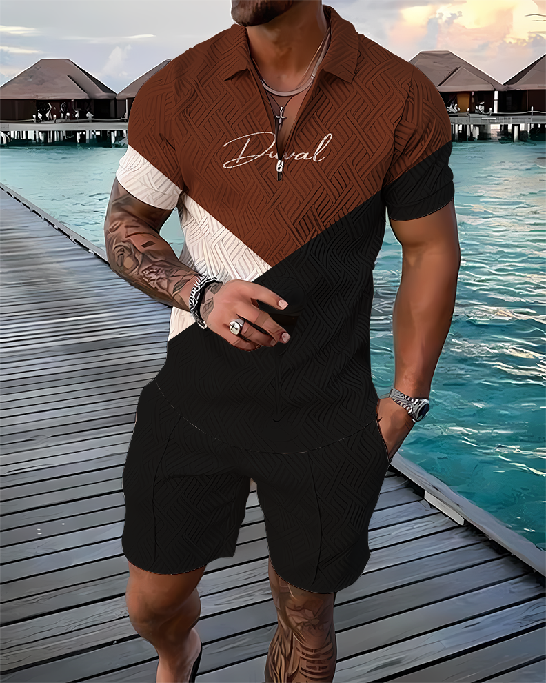 Duval Vanguard Polo Shirt And Shorts Co-Ord - DUVAL