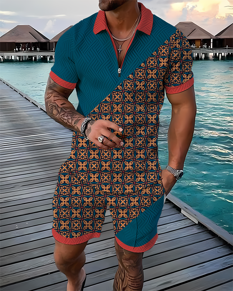 Selene Polo Shirt And Shorts Co-Ord - DUVAL