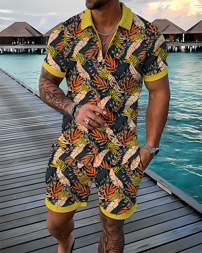 Equinox Polo Shirt And Shorts Co-Ord - DUVAL