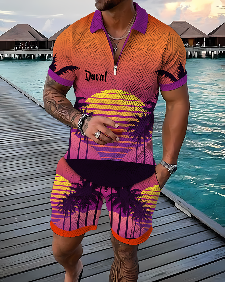 Horizon Angels Polo Shirt And Shorts Co-Ord - DUVAL