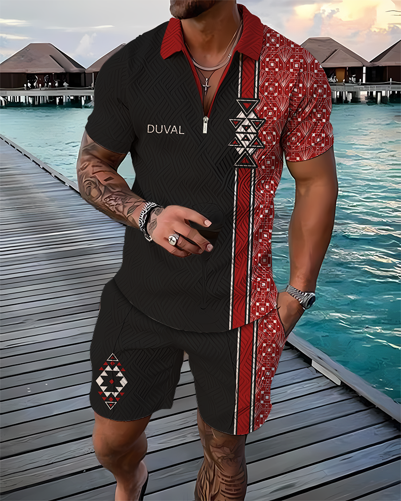 Majesty Polo Shirt And Shorts Co-Ord - DUVAL