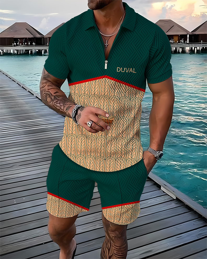 Virtuoso DUVAL Polo Shirt And Shorts Co-Ord - DUVAL