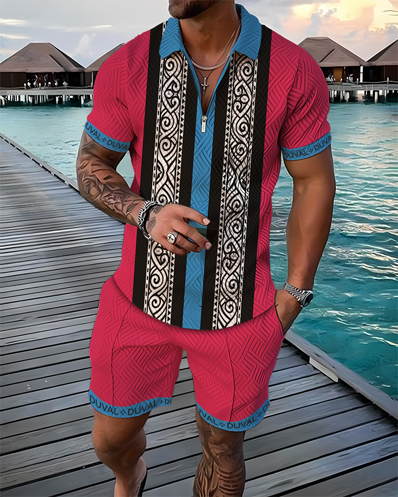 Servant of God Polo Shirt And Shorts Co-Ord - DUVAL