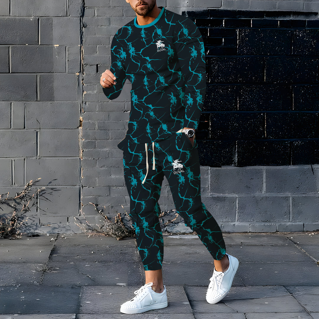 Long Sleeve Casual Two-piece Set - DUVAL