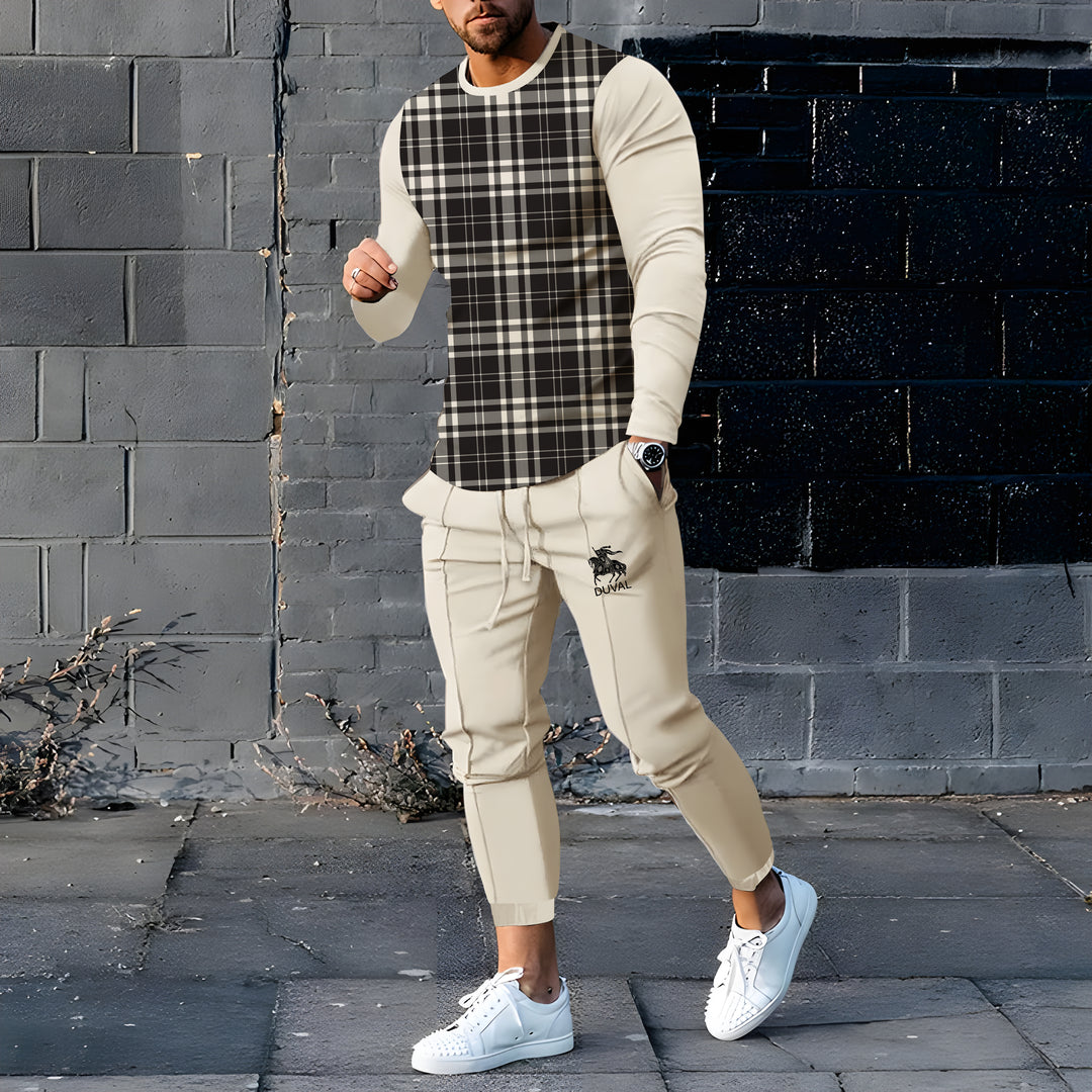 Long Sleeve Casual Two-piece Set - DUVAL
