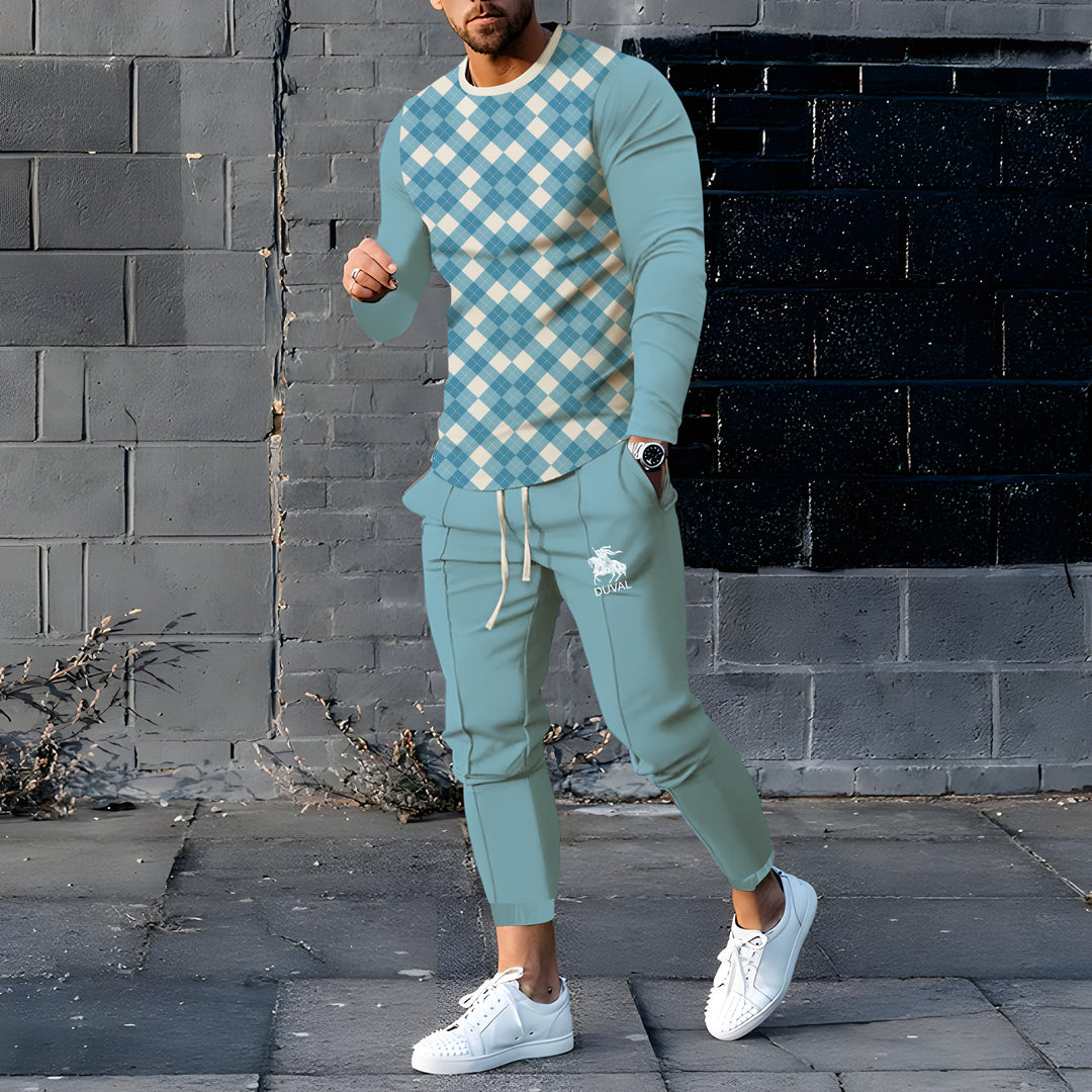 Long Sleeve Casual Two-piece Set - DUVAL