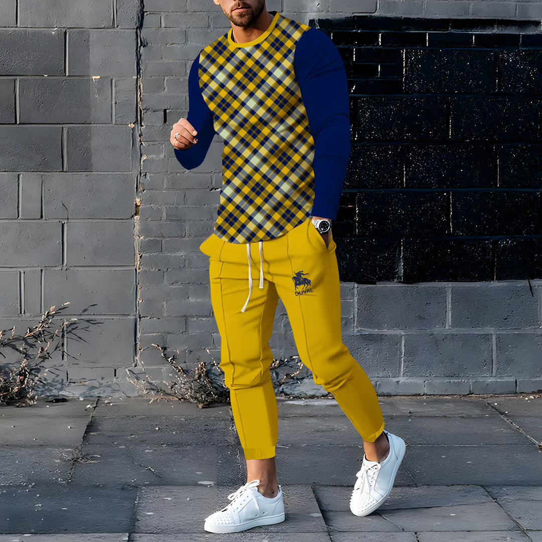 Long Sleeve Casual Two-piece Set - DUVAL